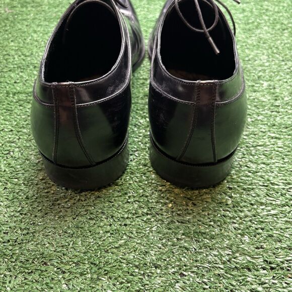 Salvatore Ferragamo Men’s Black Leather Oxford Dress Shoes Size 9.5 main image 10